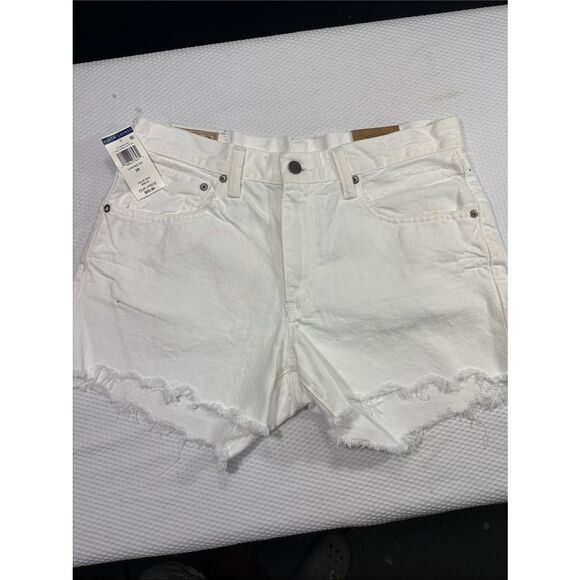 Polo Ralph Lauren Pants - NWT Polo Ralph Lauren White Denim Raw-Hem Crosby Shorts Size 29